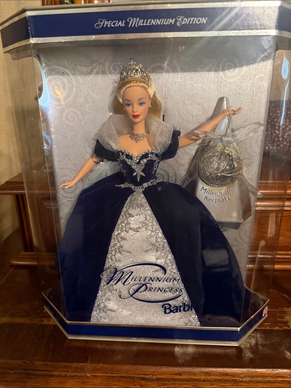Barbie Millennium Princess in Navy & Silver Gown